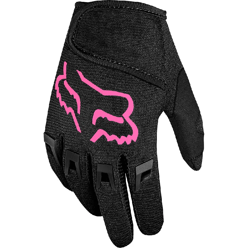 FOX KIDS DIRTPAW GLOVES [BLACK/PINK]