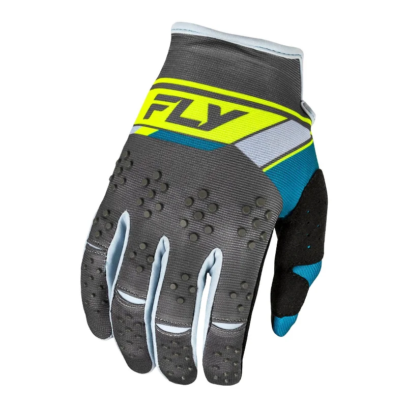 Fly Racing 2024 Kinetic Prix Gloves - Charcoal / Hi-Vis