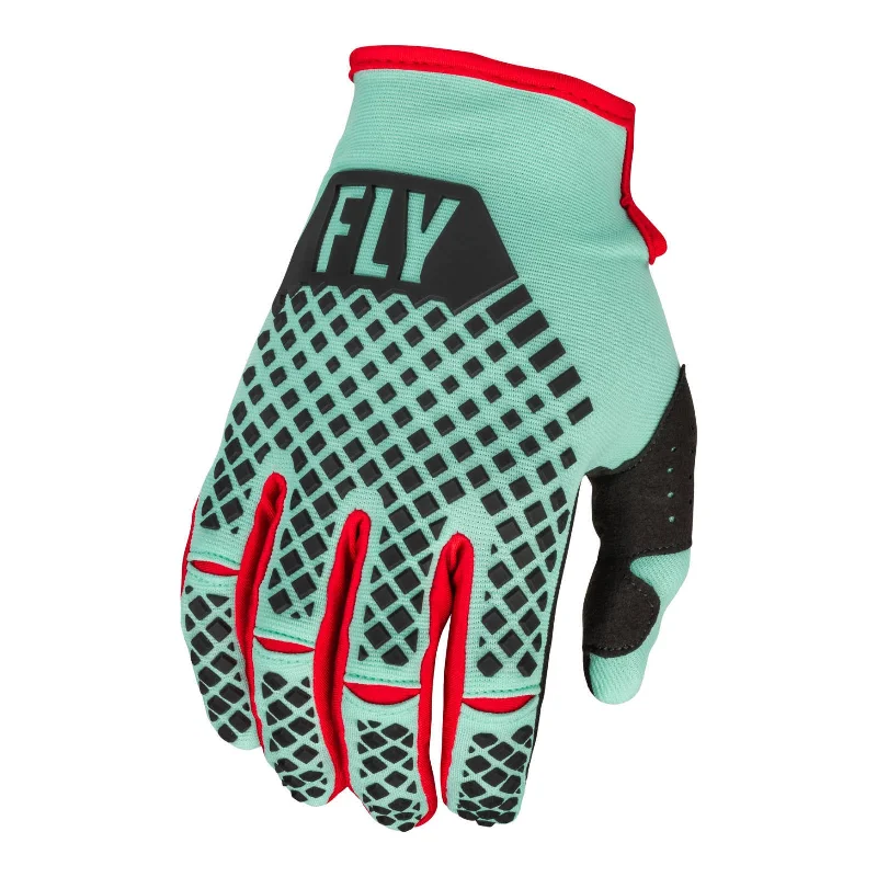 Fly Racing 2023 Kinetic Special Edition Rave Glove - Mint / Black / Red