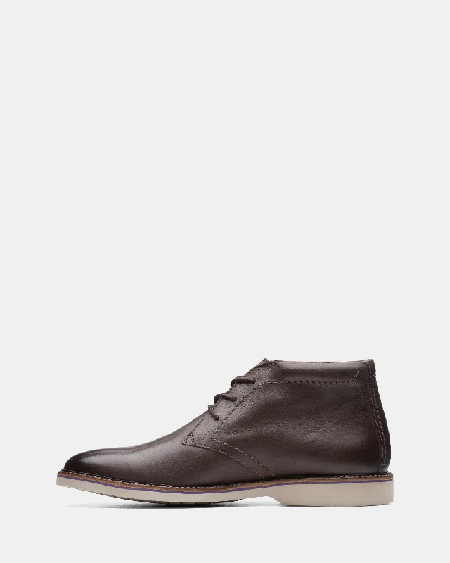 Atticus Lt Hi Dark Brown Leather