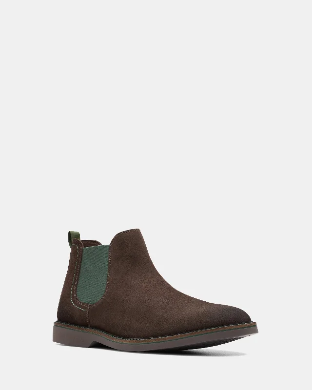 Atticus Lt Top Dark Brown Suede