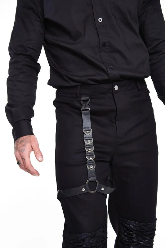 Black Trouser with Contrast Panels