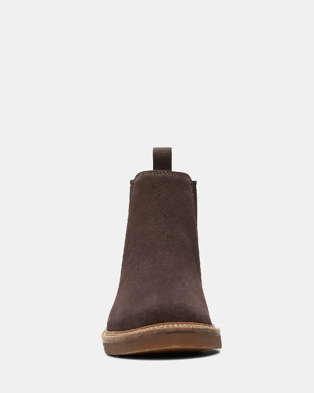 Clarkdale Easy Dark Brown Suede