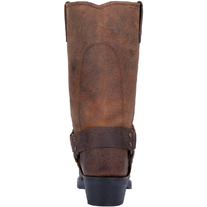 Dingo Men's Brown Dean Leather Harness Boot