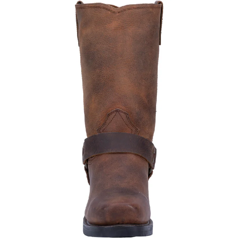 Dingo Men's Brown Dean Leather Harness Boot