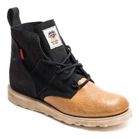 Gorilla USA Black Suede Wheat Leather Chukka Boots