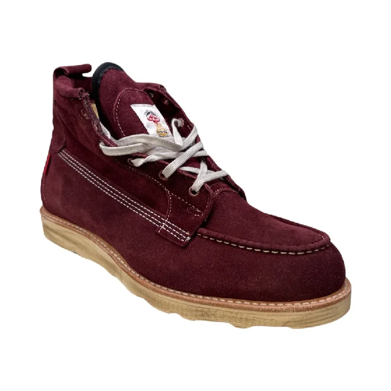 Gorilla USA Burgundy Suede Leather Trekker Boot