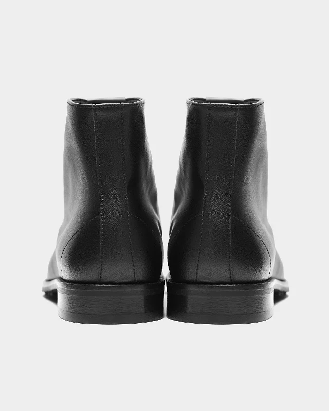 Laced-up Ankle Boots made of vegan corn leather