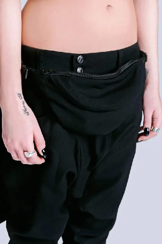 Long x Orphanage Black Clip Pants - Unisex