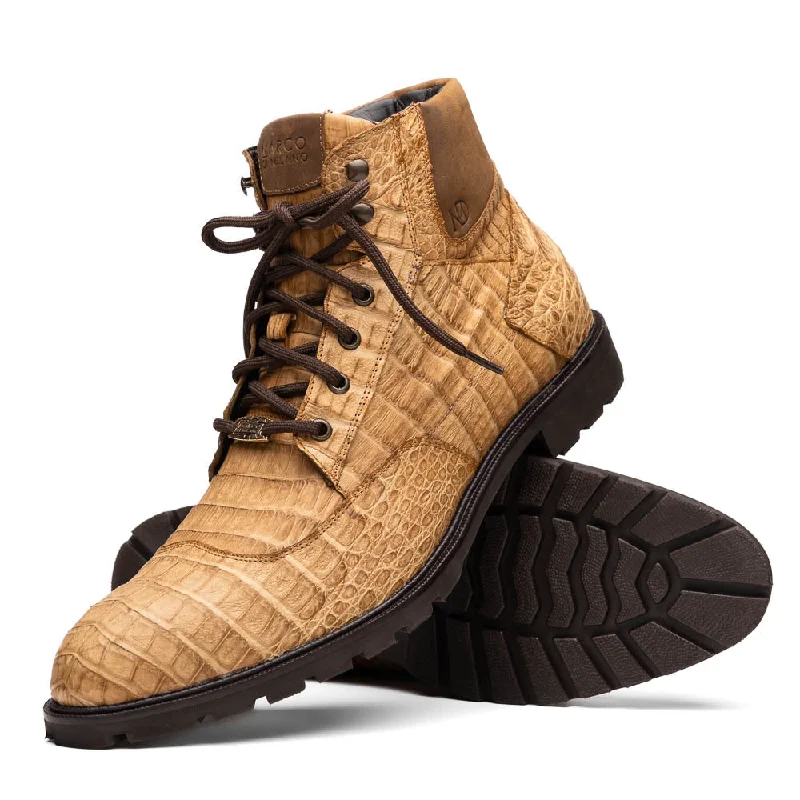 Marco Di Milano Leoni Oil Orix Caiman Crocodile Boots