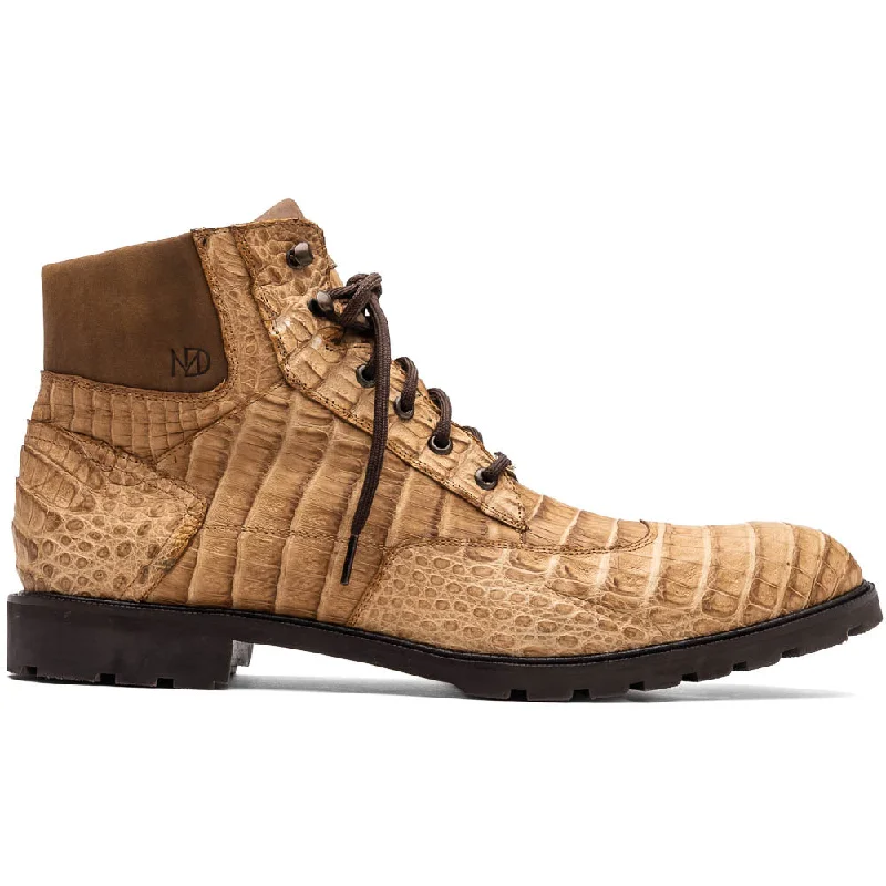 Marco Di Milano Leoni Oil Orix Caiman Crocodile Boots