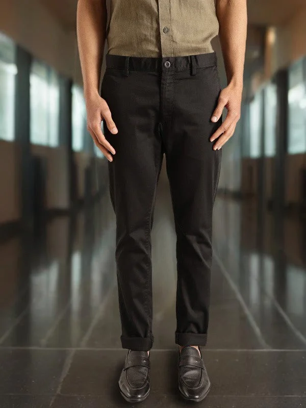 Men Brooklyn Fit Cotton Stretch Trouser