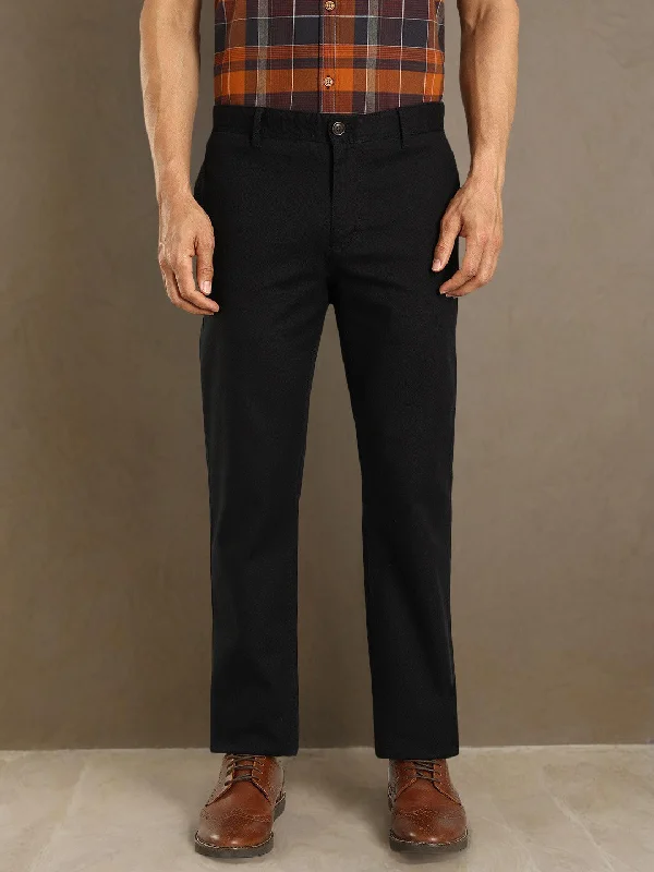 Men Kansas Fit Cotton Stretch Trouser