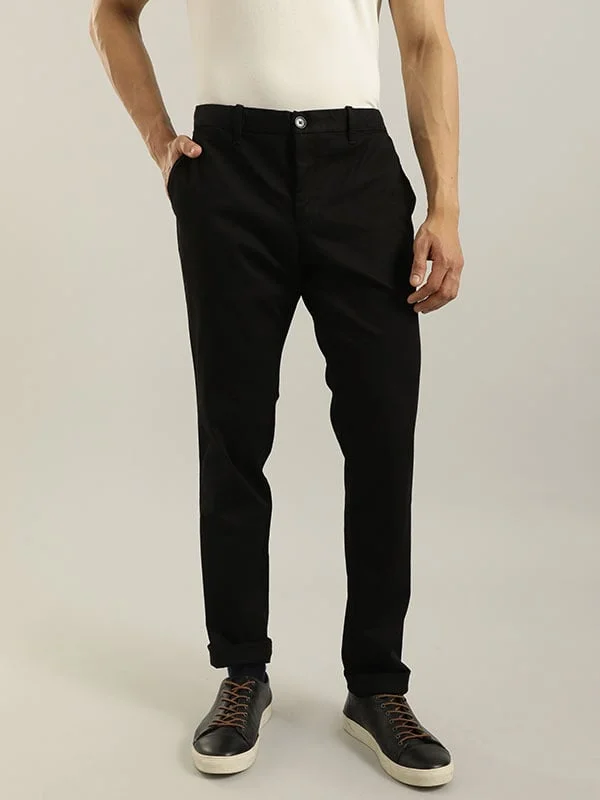 Men Urban Fit Cotton Stretch Trouser