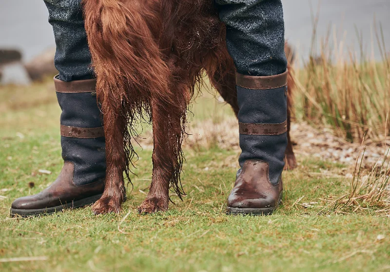 Kildare Mens ExtraFit™  Country Boot  - Navy/Brown