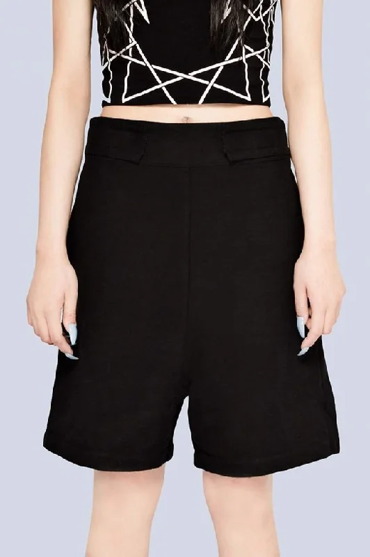 Plain Black Shorts - Unisex