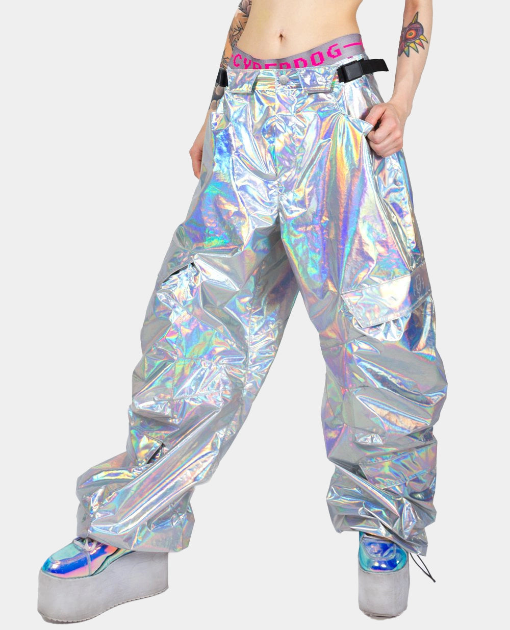 PROTON PANTS HOLOGRAPHIC