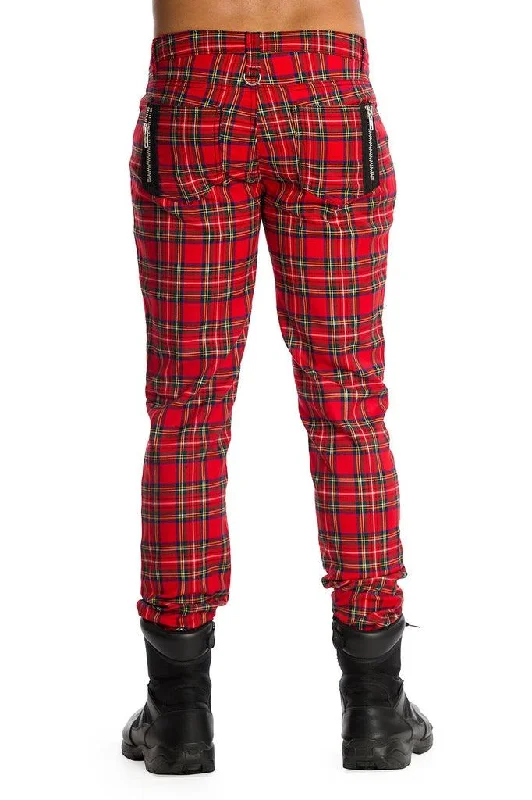 Red Tartan Lydon Pants