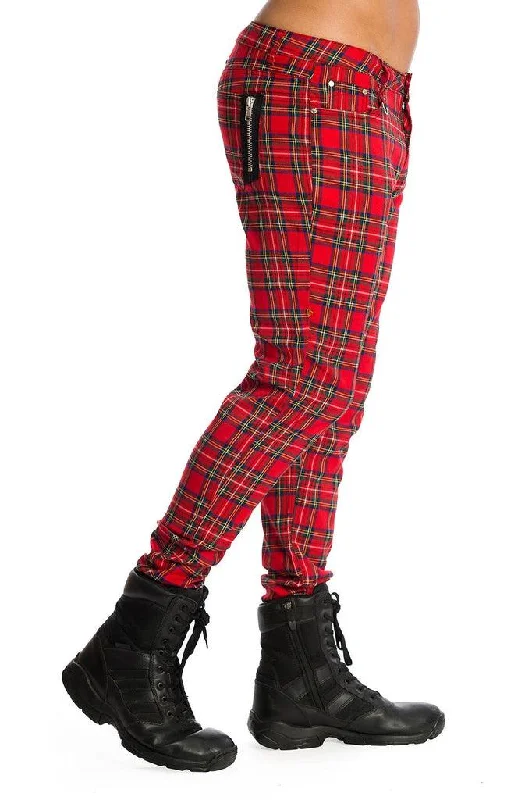 Red Tartan Lydon Pants