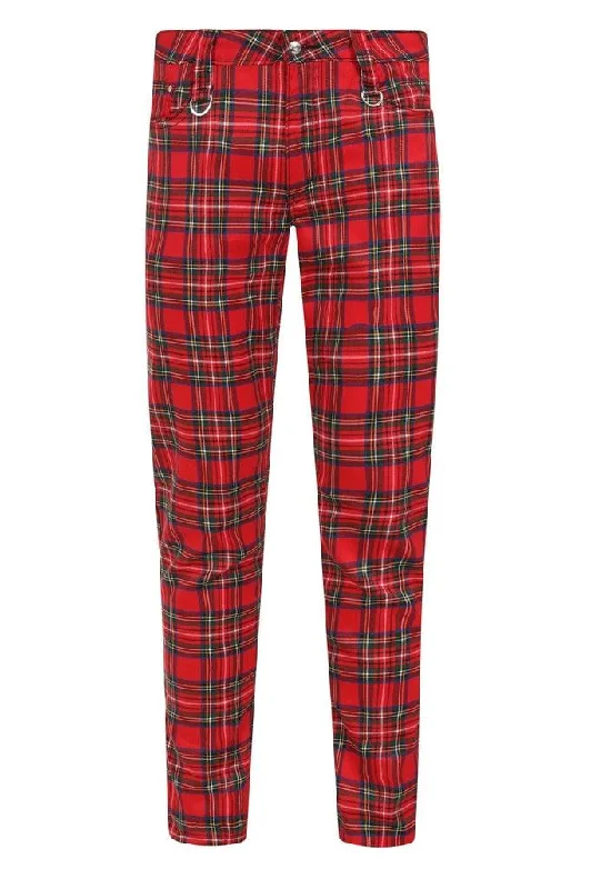 Red Tartan Lydon Pants