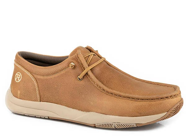 Roper Men's Tan Lace Up Casual Shoe