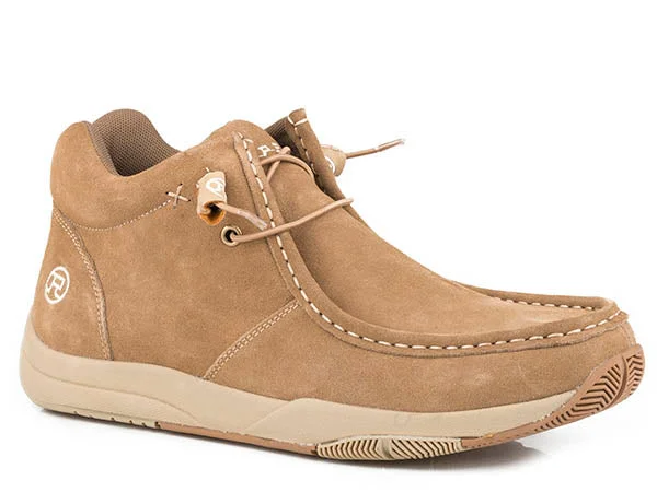 Roper Men's Tan Suede Leather Chukka