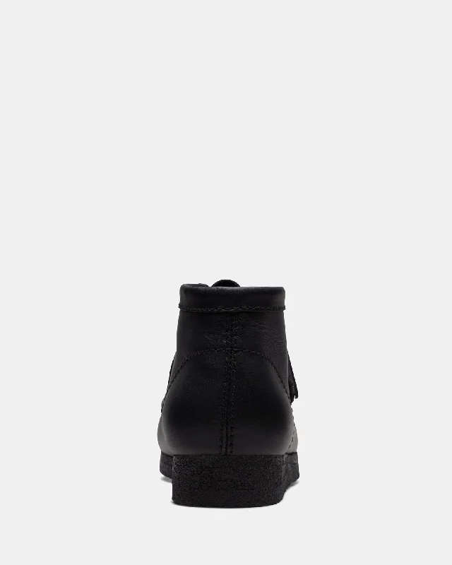 Wallabee Boot (M) Black Leather