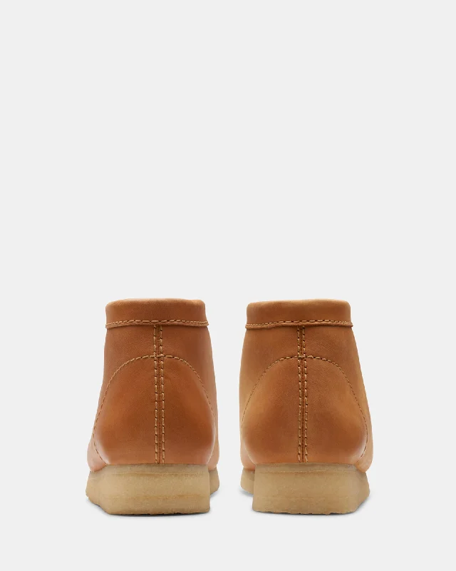 Wallabee Boot (M) Mid Tan Lea