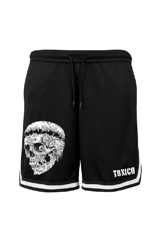 Wasteland Skull Mesh Shorts