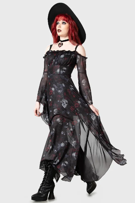 Pleated Women Dress with a Timeless and Elegant Texture Mystic Meadow Mesh Maxi Dress Pleated Women Dress with a Timeless and Elegant Texture Mystic Meadow Mesh Maxi Dress