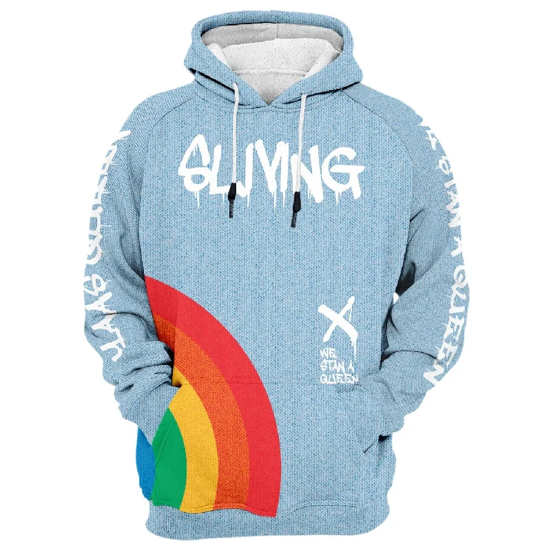 Women's pullover hoodie with a side slit for a modern and relaxed fit Sliving Hoodie