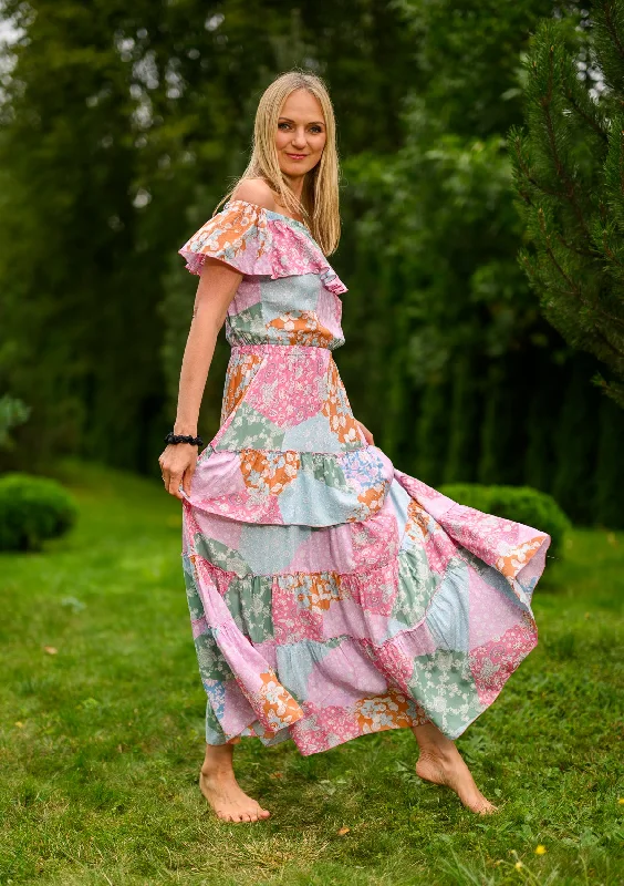 Velvet maxi dresses with long sleeves for winter weddings Lolita Maxi Pink Lopi Dress Velvet maxi dresses with long sleeves for winter weddings Lolita Maxi Pink Lopi Dress