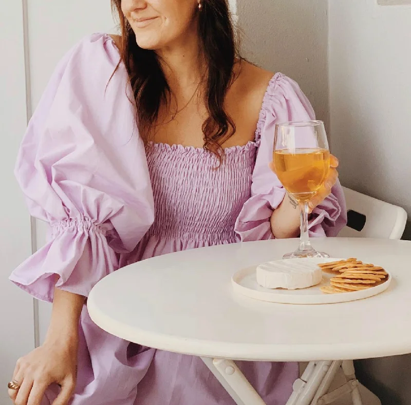 Maternity dress for a baby's first visit to the beach The ‘Lilac’ Dress